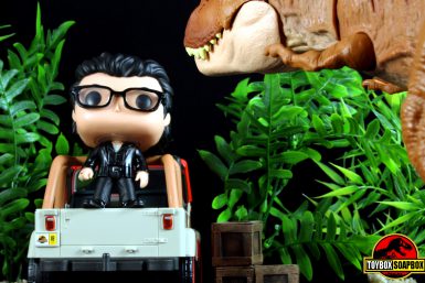 must go faster ian malcolm jurassic park funko pop jeep tyrannosaurus