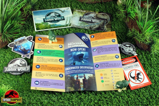 jurassic world welcome kit contents review