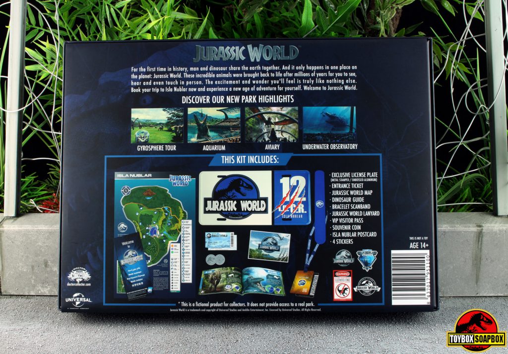 jurassic world deluxe welcome kit back