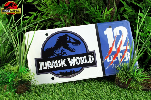 jurassic world license plate