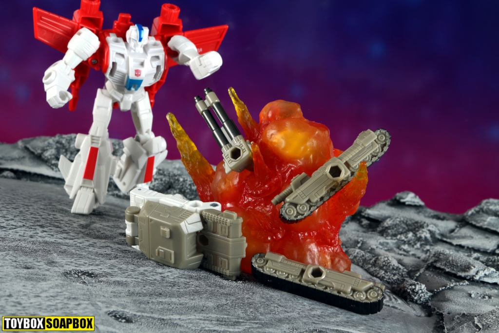 Review Cyberverse Power of the Spark Jetfire Toybox Soapbox
