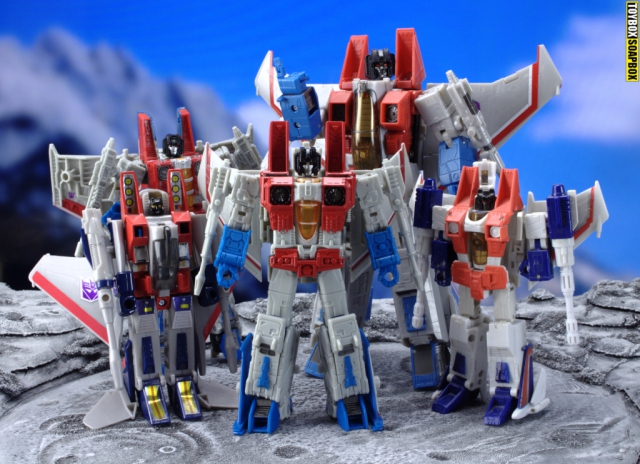 transformers earthrise starscream masterpiece G1 generations comparison